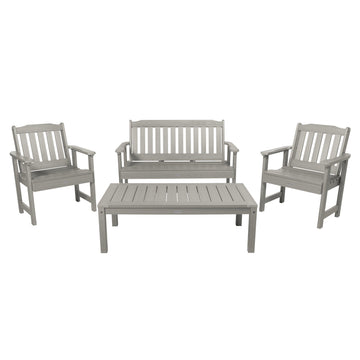 Lehigh Garden Conversation Set Kitted Sets Highwood USA Harbor Gray