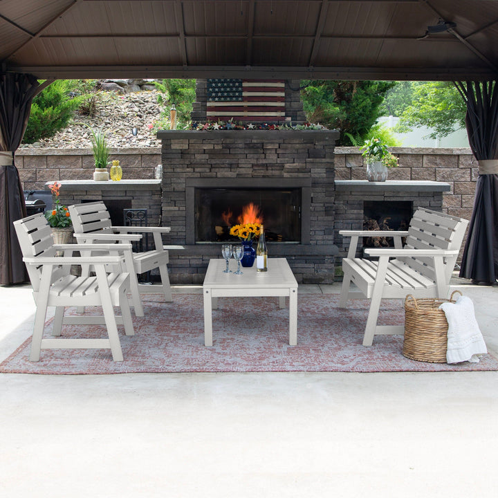 Weatherly Garden Conversation Set Kitted Sets Highwood USA