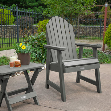 2 Hamilton Deck Chairs with Folding Side Table Kitted Sets Highwood USA