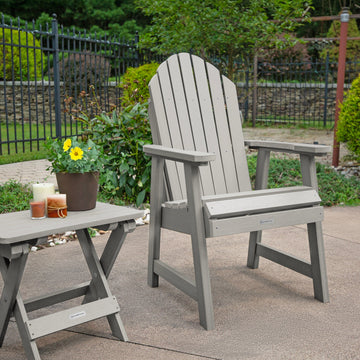 2 Hamilton Deck Chairs with Folding Side Table Kitted Sets Highwood USA