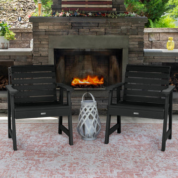 Set of 2 Weatherly Garden Chairs Kitted Sets Highwood USA