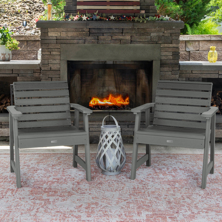 Set of 2 Weatherly Garden Chairs Kitted Sets Highwood USA