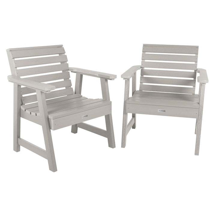 Set of 2 Weatherly Garden Chairs Kitted Sets Highwood USA Harbor Gray