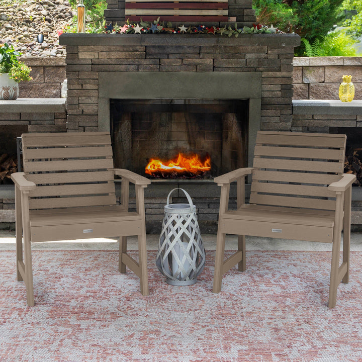Set of 2 Weatherly Garden Chairs Kitted Sets Highwood USA