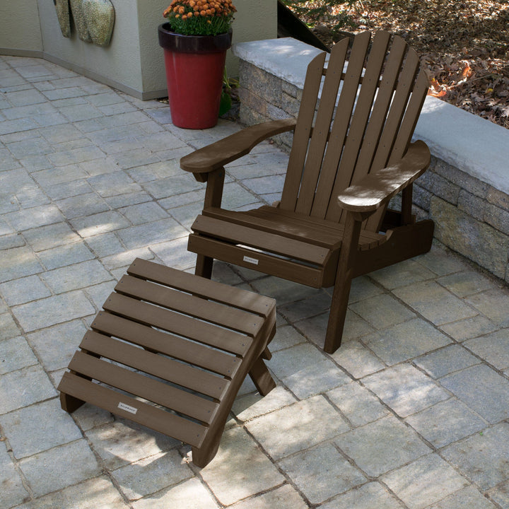 Hamilton Reclining Adirondack Chair with Folding Ottoman Adirondack Chairs Highwood USA