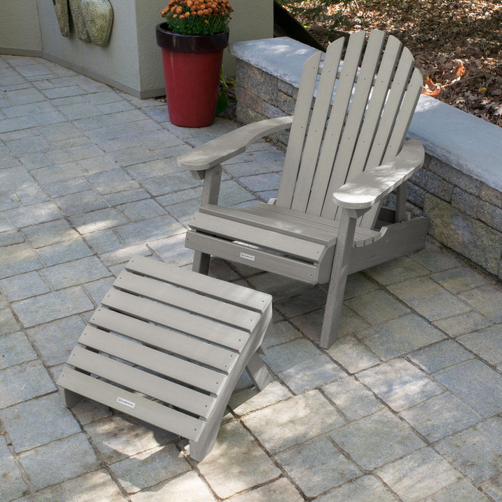 Hamilton Reclining Adirondack Chair with Folding Ottoman Adirondack Chairs Highwood USA