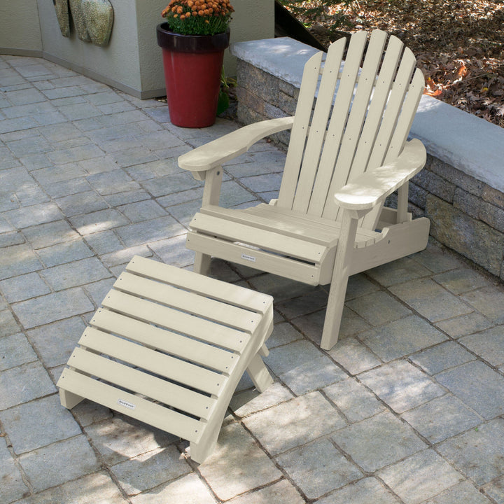 Hamilton Reclining Adirondack Chair with Folding Ottoman Adirondack Chairs Highwood USA