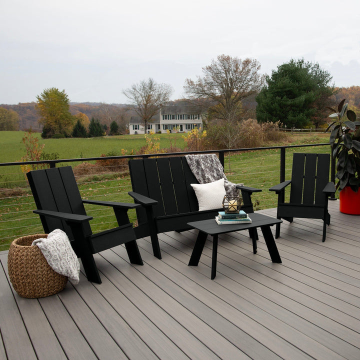 Italica Modern Adirondack Conversation Set Kitted Sets Highwood USA