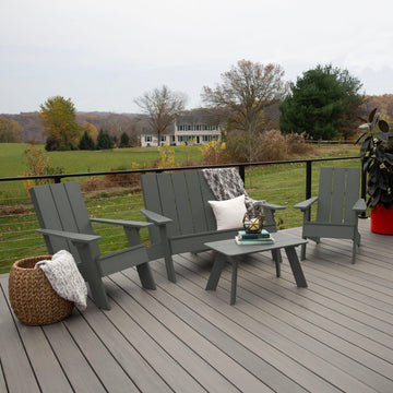 Italica Modern Adirondack Conversation Set Kitted Sets Highwood USA