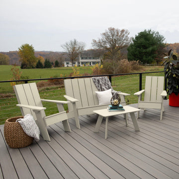 Italica Modern Adirondack Conversation Set Kitted Sets Highwood USA