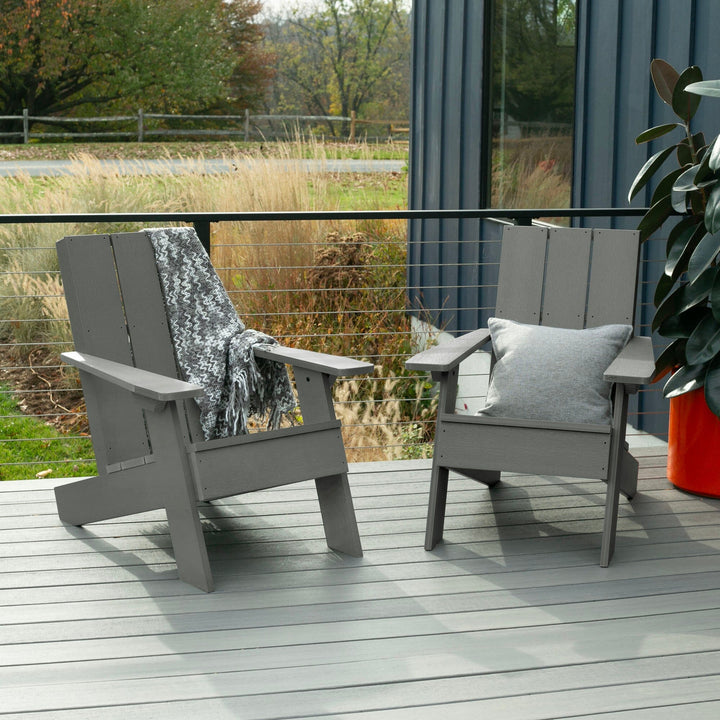 Set of Two Italica Modern Adirondack Chairs Adirondack Chairs Highwood USA