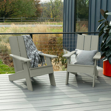 Set of Two Italica Modern Adirondack Chairs Adirondack Chairs Highwood USA