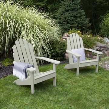 Set of Two Classic Westport Adirondack Chairs Kitted Sets Highwood USA