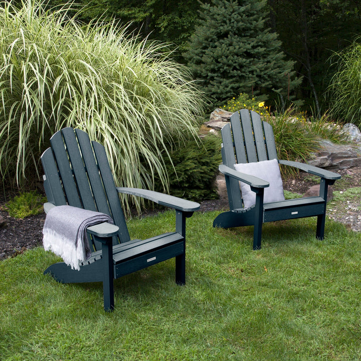Set of Two Classic Westport Adirondack Chairs Kitted Sets Highwood USA