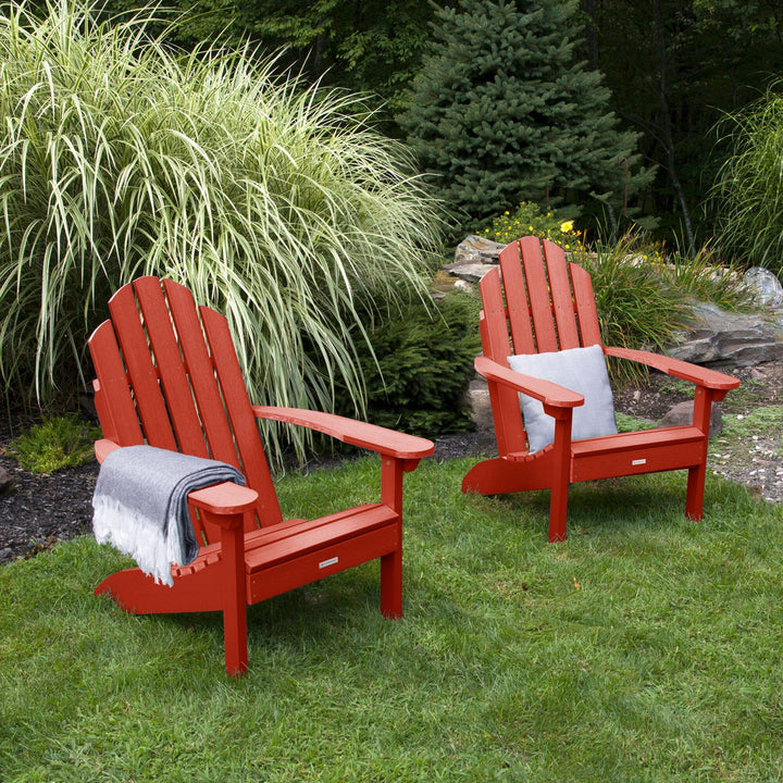 Set of Two Classic Westport Adirondack Chairs Kitted Sets Highwood USA