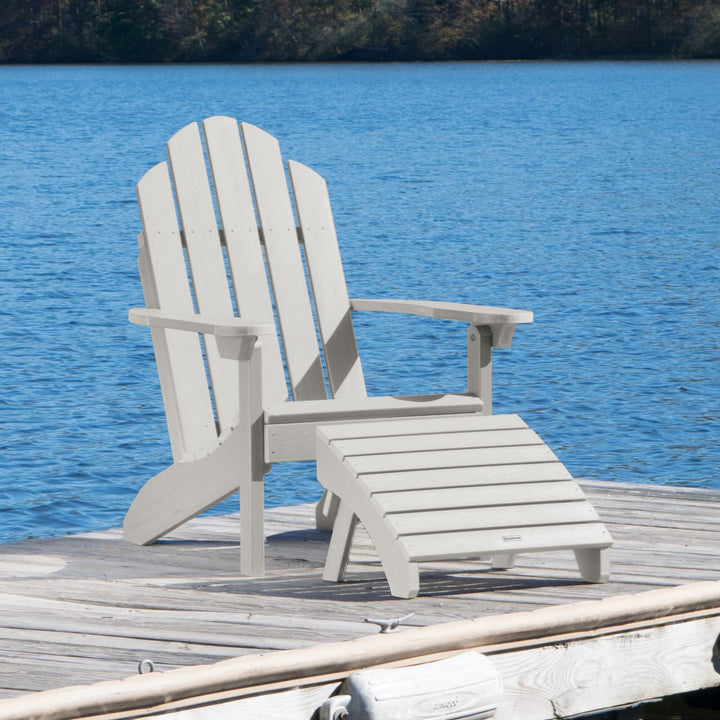 Classic Westport Adirondack Chair with Folding Adirondack Ottoman Adirondack Chairs Highwood USA