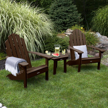 2 Classic Westport Adirondack Chairs with Westport Side Table Kitted Sets Highwood USA