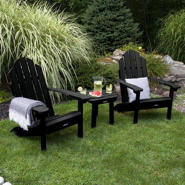2 Classic Westport Adirondack Chairs with Westport Side Table Kitted Sets Highwood USA