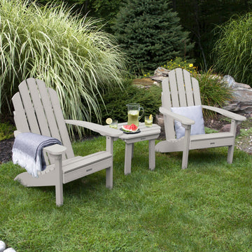 2 Classic Westport Adirondack Chairs with Westport Side Table Kitted Sets Highwood USA