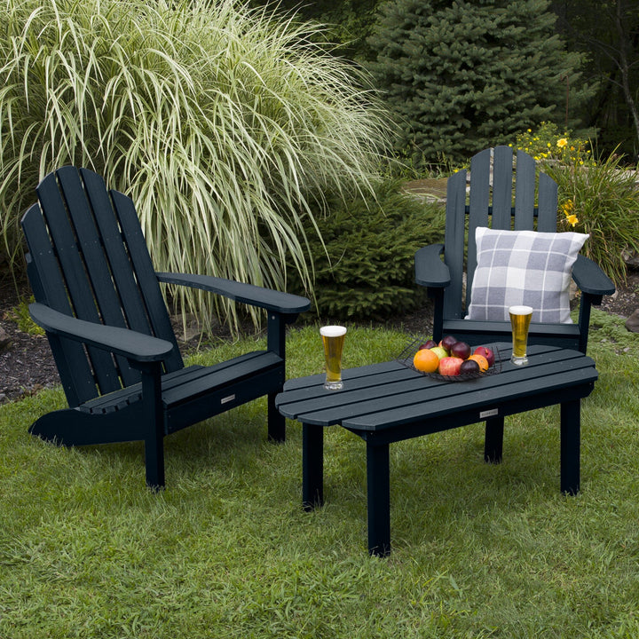 2 Westport Adirondack Chairs with 1 Westport Conversation Table Kitted Sets Highwood USA