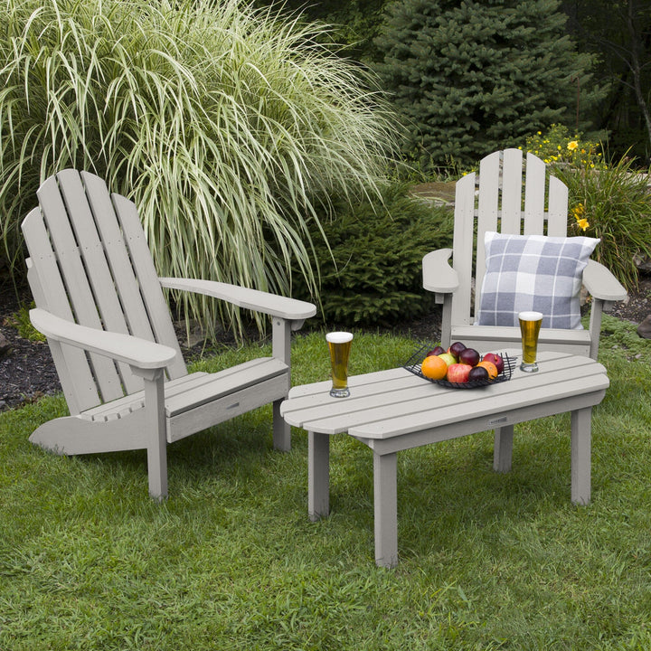 2 Westport Adirondack Chairs with 1 Westport Conversation Table Kitted Sets Highwood USA