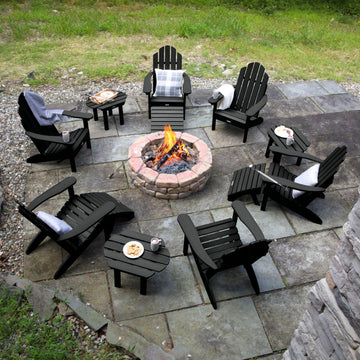 Classic Westport Adirondack Fireside Set Kitted Sets Highwood USA