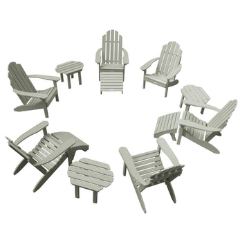 Classic Westport Adirondack Fireside Set Kitted Sets Highwood USA Eucalyptus