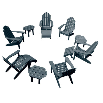 Classic Westport Adirondack Fireside Set Kitted Sets Highwood USA Federal Blue