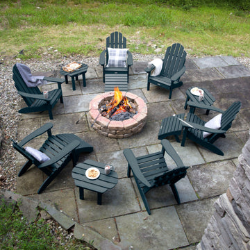 Classic Westport Adirondack Fireside Set Kitted Sets Highwood USA