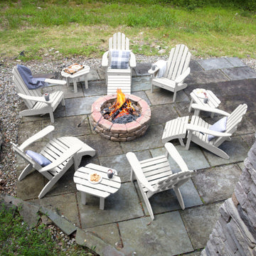 Classic Westport Adirondack Fireside Set Kitted Sets Highwood USA