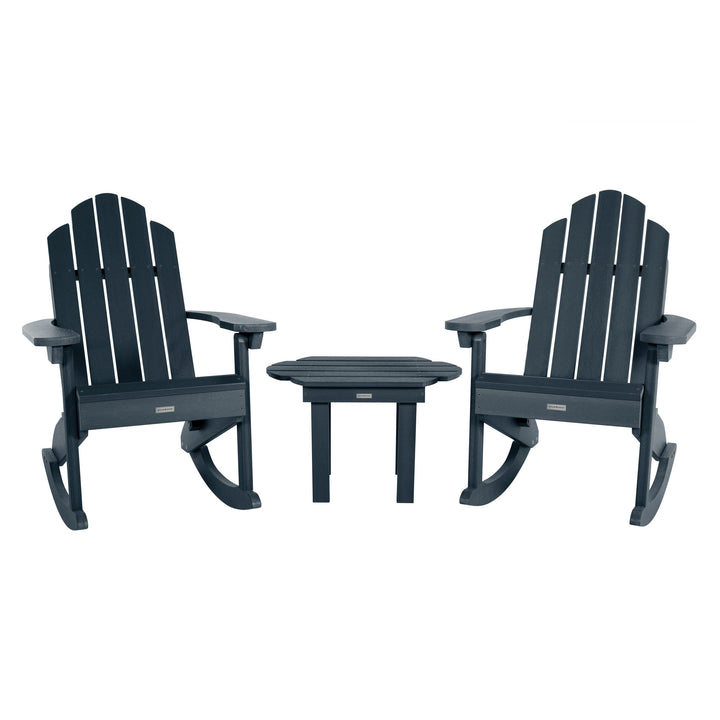 Classic Westport Rocking Chair and Table Set Kitted Sets Highwood USA Federal Blue