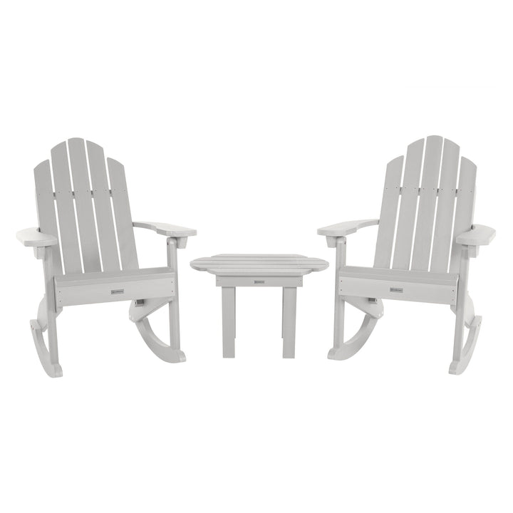Classic Westport Rocking Chair and Table Set Kitted Sets Highwood USA White