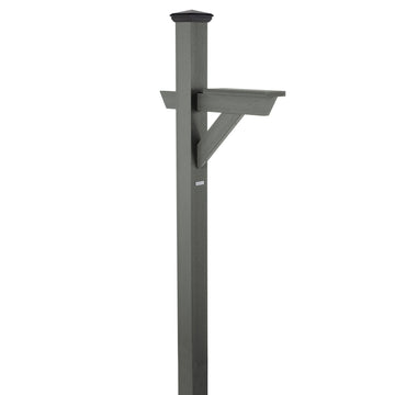 Hazleton Mailbox Post Outdoor Structures Highwood USA Coastal Teak