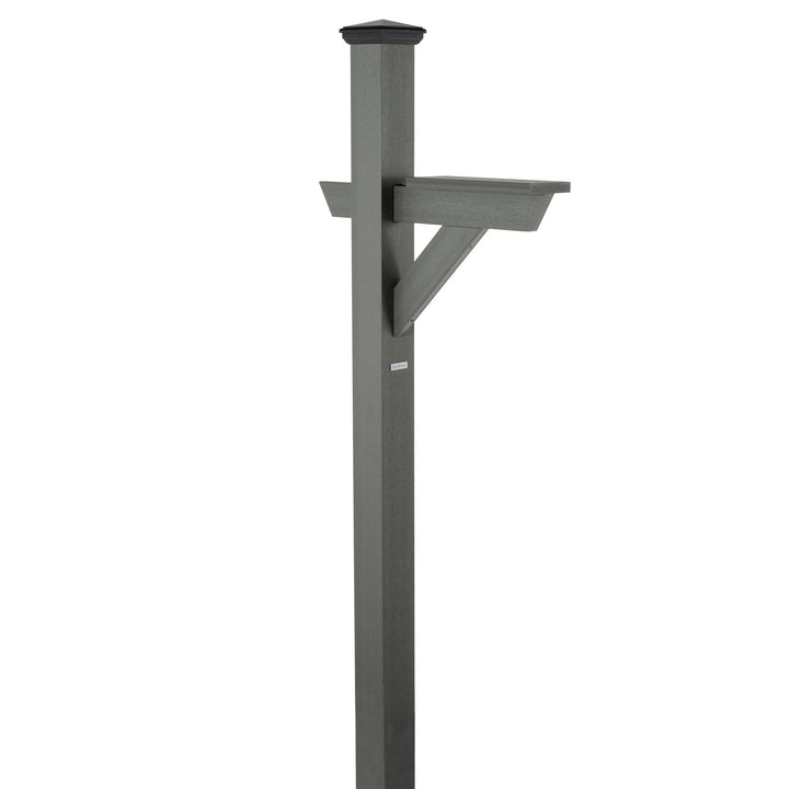 Hazleton Mailbox Post Outdoor Structures Highwood USA Coastal Teak