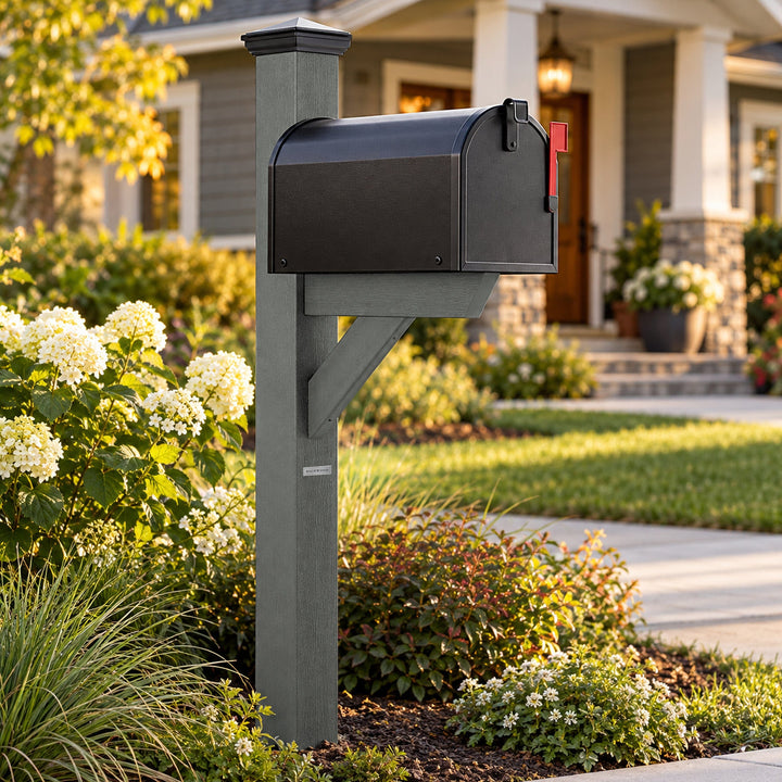 Hazleton Mailbox Post Outdoor Structures Highwood USA