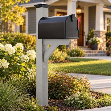 Hazleton Mailbox Post Outdoor Structures Highwood USA