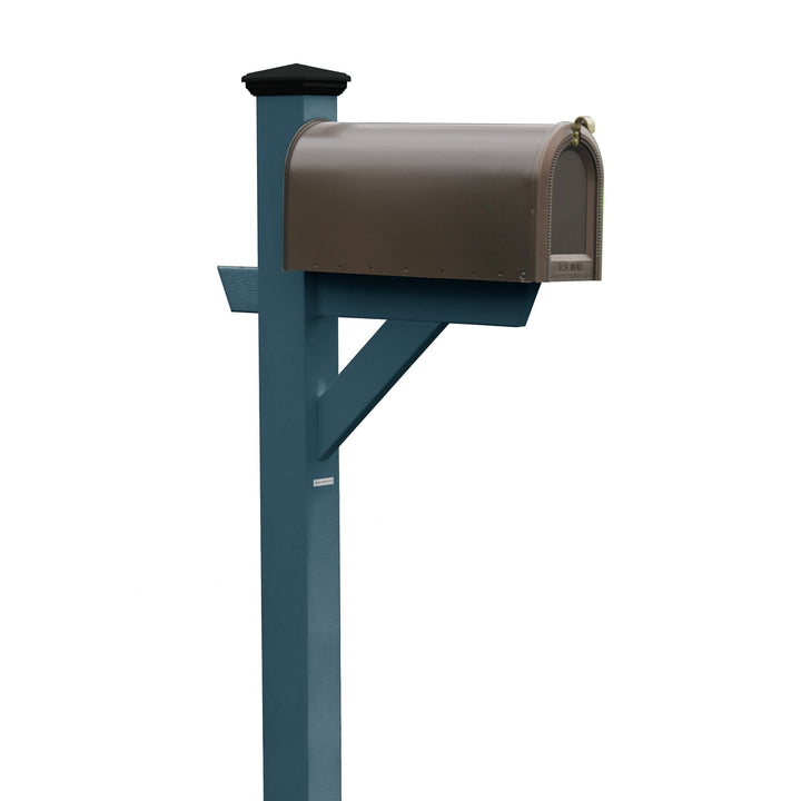 Hazleton Mailbox Post Outdoor Structures Highwood USA Nantucket Blue