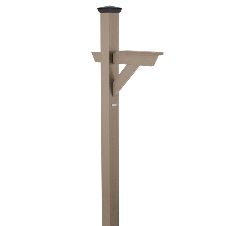 Hazleton Mailbox Post Outdoor Structures Highwood USA Woodland Brown