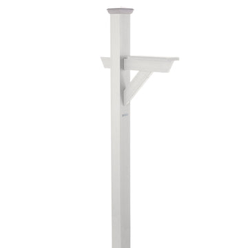 Hazleton Mailbox Post Outdoor Structures Highwood USA White