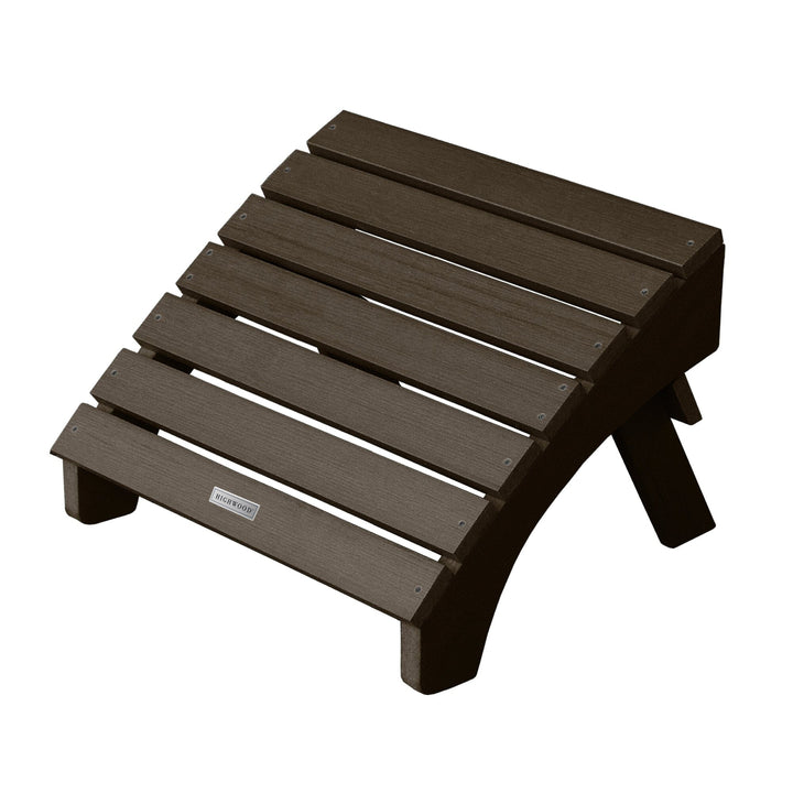 Folding Adirondack Ottoman Ottoman Highwood USA Weathered Acorn