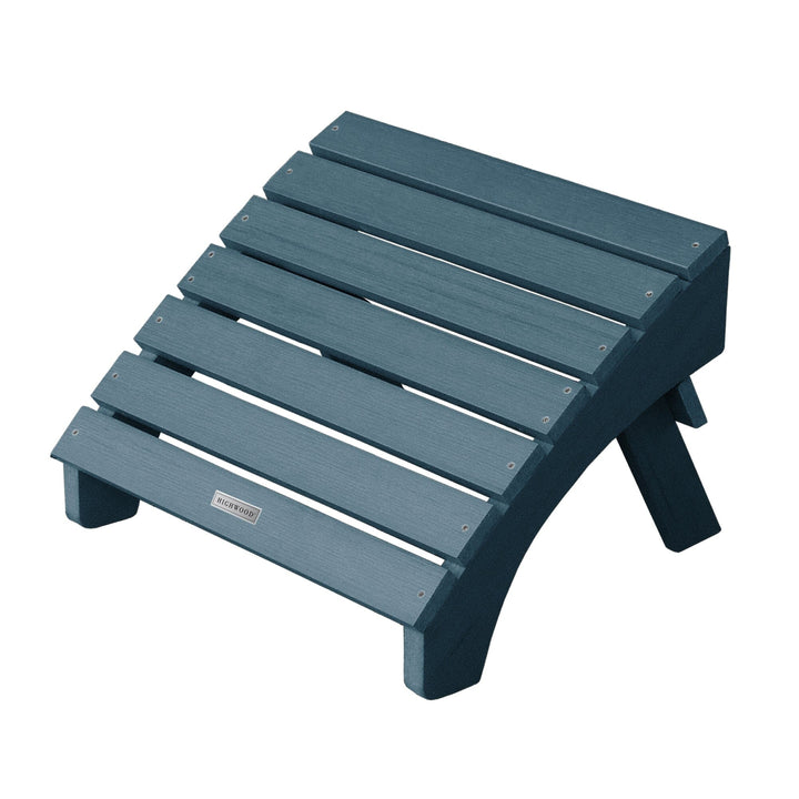 Folding Adirondack Ottoman Ottoman Highwood USA Nantucket Blue