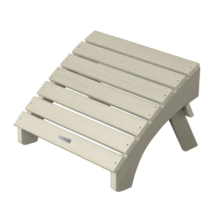 Folding Adirondack Ottoman Ottoman Highwood USA Whitewash