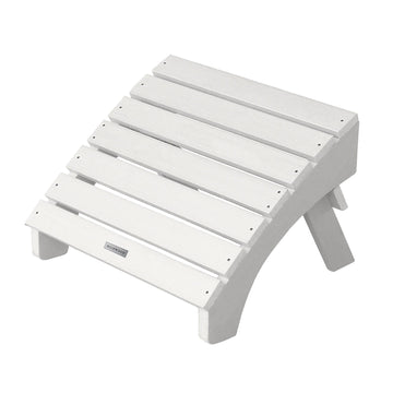 Folding Adirondack Ottoman Ottoman Highwood USA White