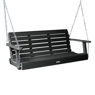 Weatherly Porch Swing - 5ft BenchSwing Highwood USA Black