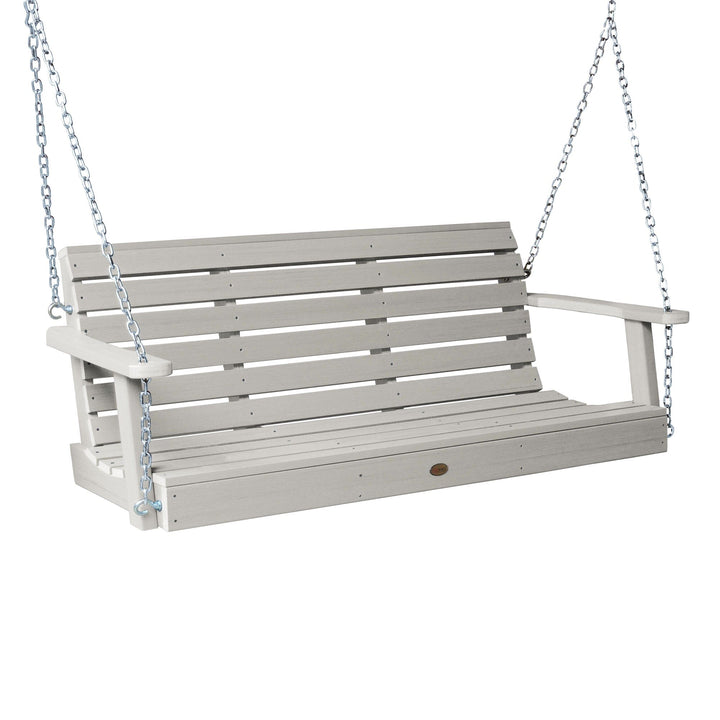 Refurbished 5ft Weatherly Porch Swing BenchSwing Highwood USA Harbor Gray