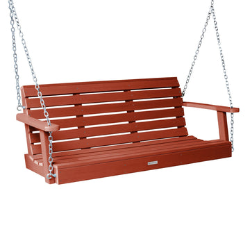 Weatherly Porch Swing - 5ft BenchSwing Highwood USA Rustic Red