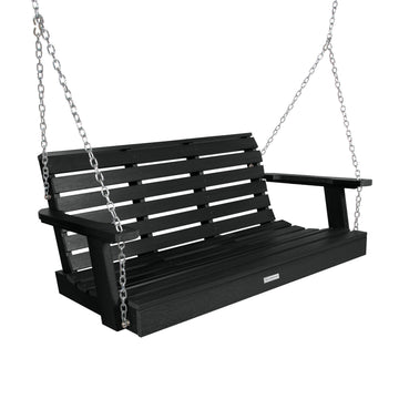 Weatherly Porch Swing - 4ft BenchSwing Highwood USA Black