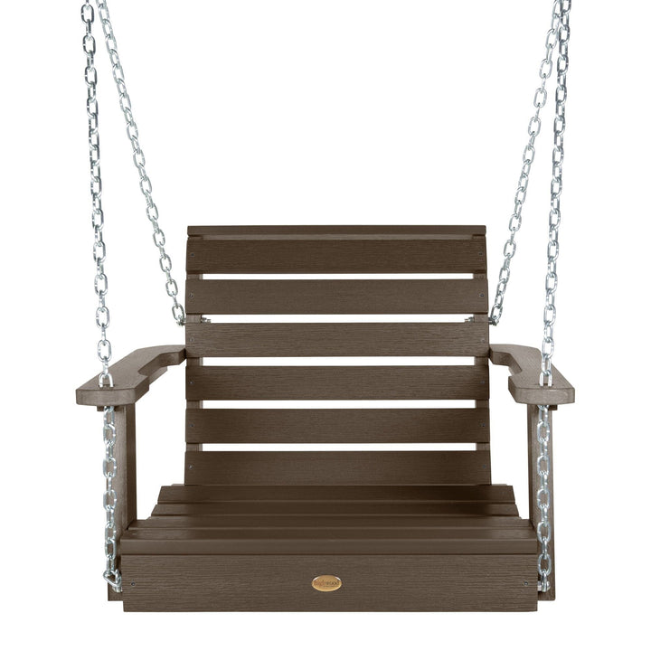 Refurbished Weatherly Single Seat Swing BenchSwing Highwood USA