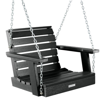 Weatherly Single Seat Swing BenchSwing Highwood USA Black