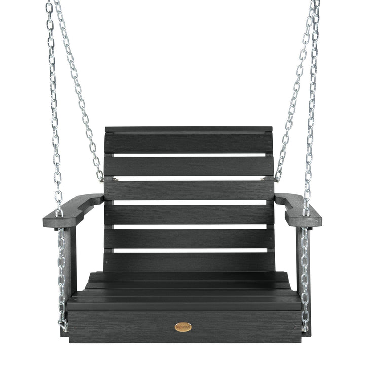 Refurbished Weatherly Single Seat Swing BenchSwing Highwood USA